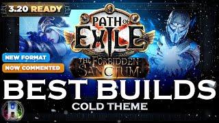 PoE 3.20 - BEST BUILDS - COLD THEME - Path of Exile - PoE Builds - The Forbidden Sanctum