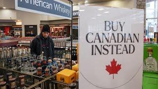 Why are Canadians taking down American imported goods?