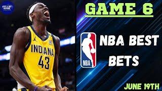 8-4 Run! NBA Finals Game 6 Best Bets, Picks, & Predictions for Thunder at Pacers!