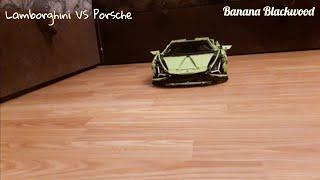 Lego Technic Crash Test: Lamborghini Sian VS Porsche 911