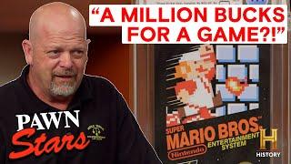 TOP 4 SUPER RARE NINTENDO GAMES | Pawn Stars