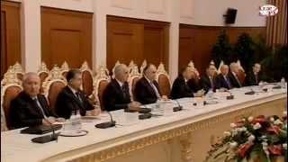 President Ilham Aliyev and President of Tajikistan Emomali Rahmon held an expanded meeting