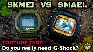 TORTURE TEST! Skmei and Smael homages to the G-Shock DW5600. Are they tough? Come and see...