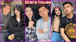 Stars house jamoasining yangi Tiktok videolari, Xusniddin Parizoda Usmonova Bonamur Amirchik tik tok