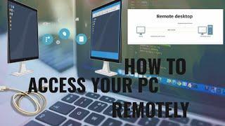 Remotely accessing your PC with Remote Desktop Protocol (RDP)