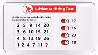 Lufthansa Airlines Hiring Assessment Test with Answers