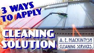 3 Ways To Apply A Cleaning Solution - Conservatory Roof