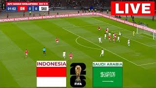 LIVE: Indonesia vs Arab Saudi | Kualifikasi Piala Dunia AFC 2026 | efootball gameplay