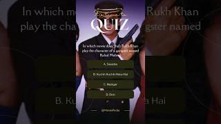 Tell us more about the movie if you are a true fan of srk   #BollywoodMovies #MoviePedia #srk #quiz