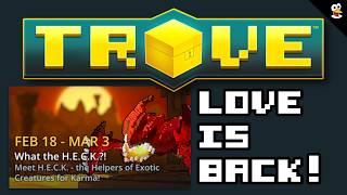 TROVE | HOW TO COMPLETE HECKBUGS IN LOVE 2025! | New Baby Heckbug Ally!