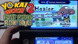 Yo-Kai Watch Blasters - ALL Playable Healers, ALL Stats, & ALL Moves! [Nintendo 3DS Gameplay]