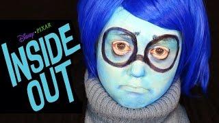 INSIDE OUT SADNESS MAKEUP TUTORIAL! (Disney's Pixar Cosplay)