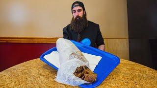 THE BIGGEST DONAIR KEBAB CHALLENGE IN CANADA...'THE DONAIROSAURUS REX'! | BeardMeatsFood