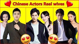 Chinese Actors Real Wives ️️ Chinese Drama, Chinese Actors