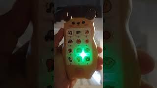 CUTEST LEARNING PHONE #cute #phonetoy #soundeffects #satisfying #trending #shortsvideo #toy