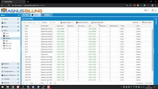 How to import tariffs/rates to MagnusBilling