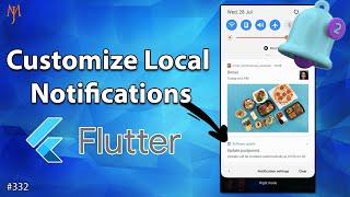 Flutter Tutorial - Customize Local Push Notifications 2/2 | Background, Custom Sound, No Sound