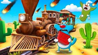 Roblox Oggy Go On Train Dusty Trip With Jack And Bob