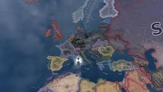 HOI4 Fuhrerreich Timelapse - The European Front 1936 - 1945