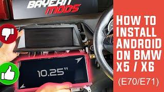 How to install Android on BMW X5 and X6 (E70 / E71)