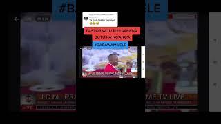 Uuuuuuiiii 🫢 Bishop Ben Kiengei kúina ta pastor Ng'ang'a 🫢 #wamunyoronews #kiengei #jcm