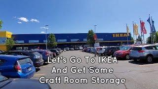 Let's Go To IKEA | Craft Room Storage Shopping #IKEA #craftroomstorage