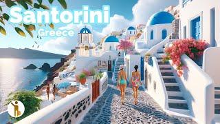 Santorini, Greece  - A Luxurious Playground- 4k HDR 60fps Walking Tour (▶239min)