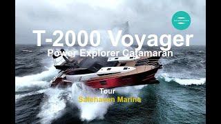 T-2000 Voyager Power Catamaran Tour, Safehaven Marine. 20m High Performance Explorer Catamaran.