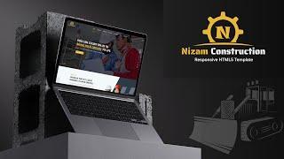 Nizam: Build Responsive Construction HTML5 Website Templates - Live Demo | Geek Code Lab