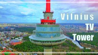 TV Tower Vilnius | Vilniaus televizijos bokštas | 4K Drone