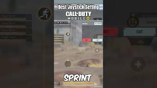 Top Best Joystick Settings In Call Of Duty Mobile #shorts #codm #codmobile