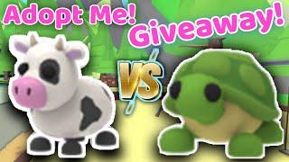 Adopt Me Turtle/Cow Giveaway 2022 ! + Mega Wyvern Winner #adoptmeturtle #adoptmecow