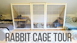 DIY Rabbit Cage Tour