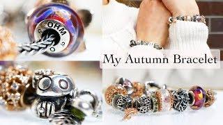 My Autumn Bracelet ft. Pandora charms, Trollbeads, Ohm Beads and Corner35