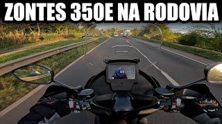 Zontes 350E na rodovia e trânsito pesado | Scooter Motovlog POV