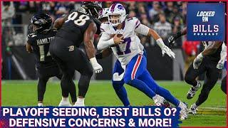 Playoff seeding importance, best Bills offense ever, defensive concerns, Kaiir Elam’s future & more!