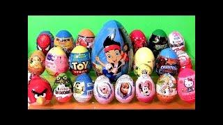 55 SURPRISE EGGS Huge Collectiontoys epic!