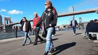 [4K] NEW YORK CITY - Brooklyn Bridge, DUMBO, Brooklyn Bridge Park, Travel,NYC,USA,4K