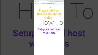 Https in localhost