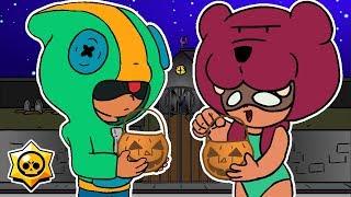 BRAWL STARS ANIMATION: NITA & LEON (NEW HALLOWEEN SKINS IDEAS)