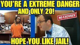 PISSED JUDGE FLEISCHER DROPS BOMB YOUNG OUT OF CONTROL DEFENDANT!