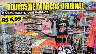 BRÁS | ROUPAS DE MARCA INFANTIL POR R$6,99 COMPRE + BARATO MODA INFANTIL NO BRÁS SP ATACADO INFANTIL