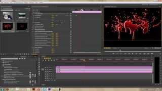 Брызги крови анимирование изображения картинки в Adobe Premiere Pro CC animation images урок