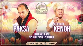 Paksa vs Kenoh (Pro Wrestling NOAH) 9.28.24 Chaophraya Voyage, Bangkok Thailand