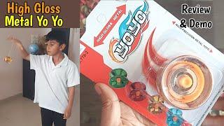 High Gloss Metal Yoyo Review & Demo | How to play with YoYo | YOYO Toy Review