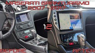 Workshop 12 || Maserati GranTurismo Sport || 10.4" Screen || Wireless CarPlay || Installation Video