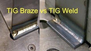 Tig Brazing vs Tig Welding