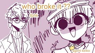 Who broke it  meme || TBHK animatic