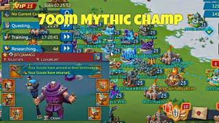 Lords Mobile - KD1 MIX Rallies vs 700M Mythic Champion Rally Trap Online