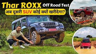 Mahindra Thar Roxx Off Road Test | How Intelli-Turn Assist & Crawl Smart Works | Vishal Ahlawat